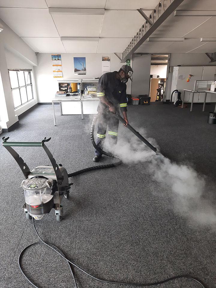 Carpet Cleaning In Durban, Cleaning with 170°C Steam