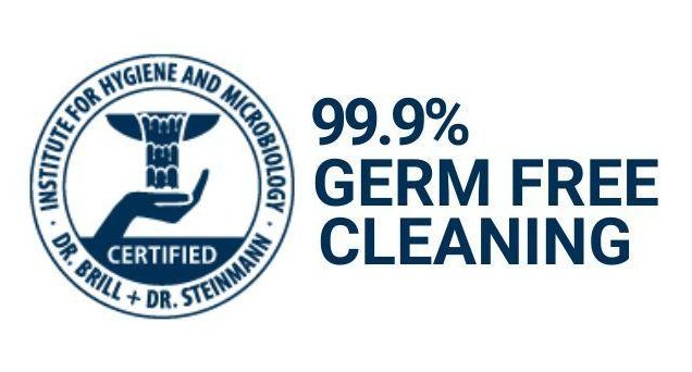 Certified germ free cleaning