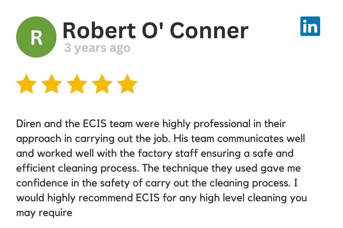High Level Cleaning Combustible Dust Google Review