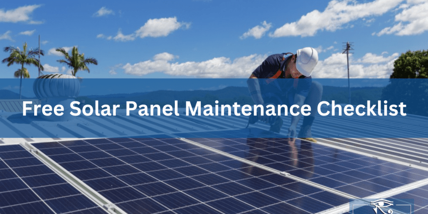 Solar Panel Maintenance Checklist PDF